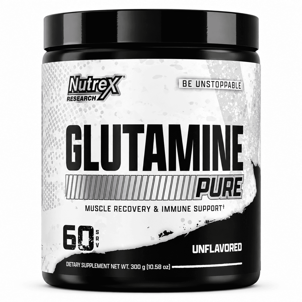 Aminoácido Glutamina de Nutrex (60 servicios · sin sabor)