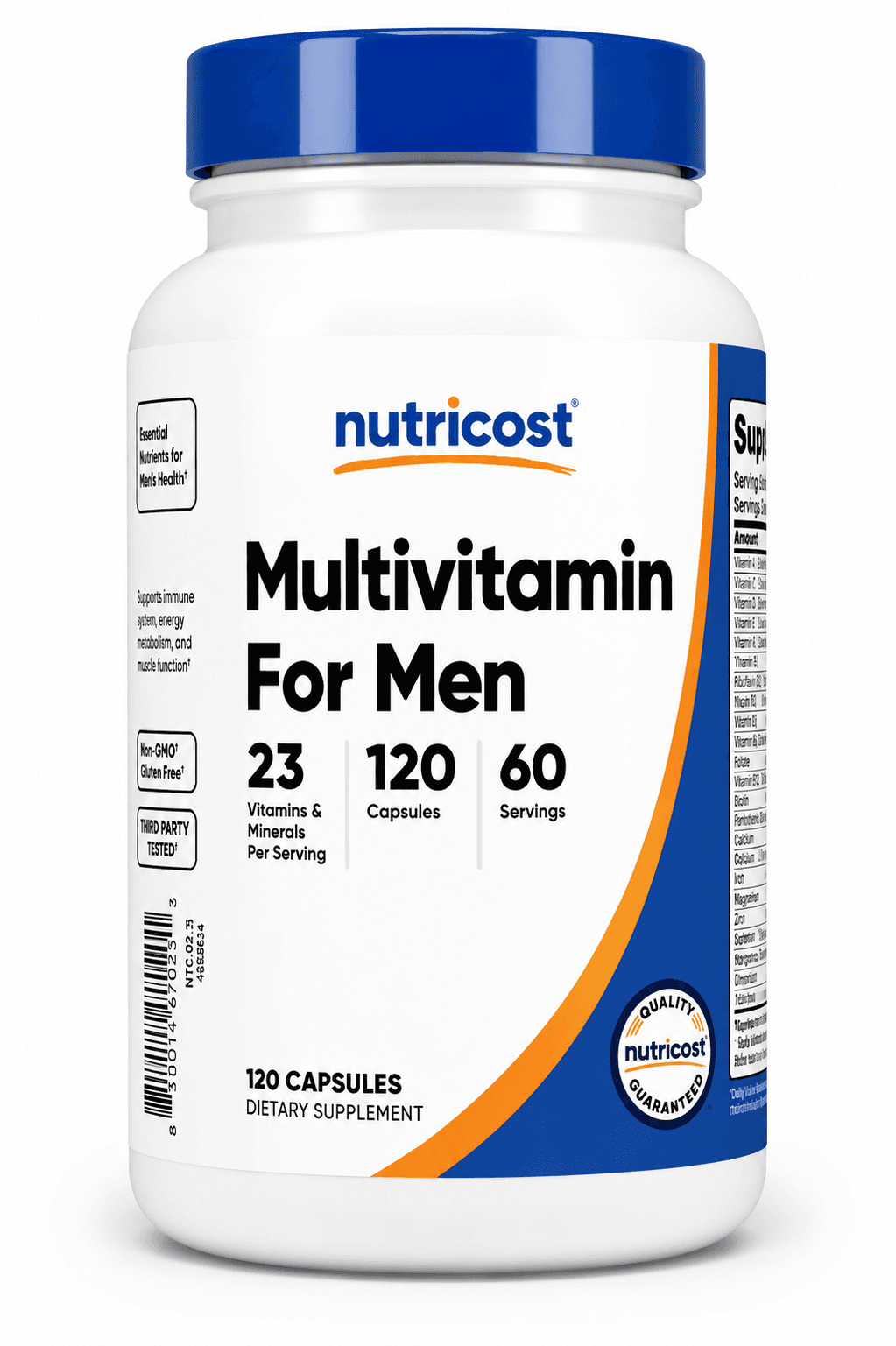 Multivitamínico de Nutricost (120 cápsulas)