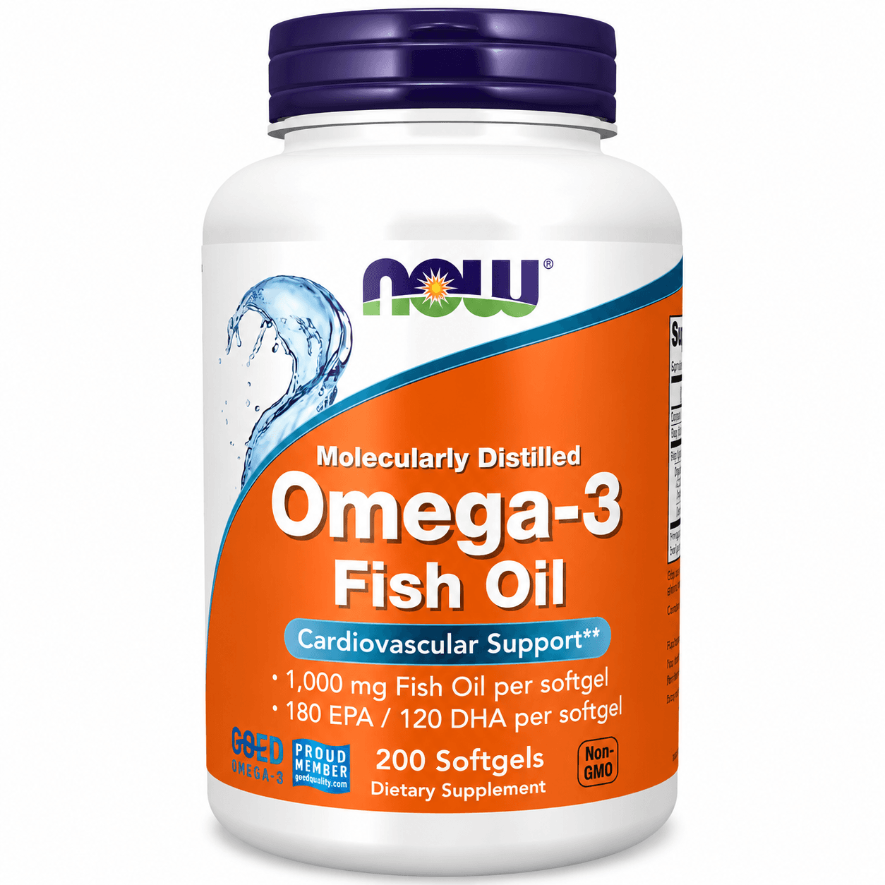 Omega 3 de NOW (200 cápsulas)