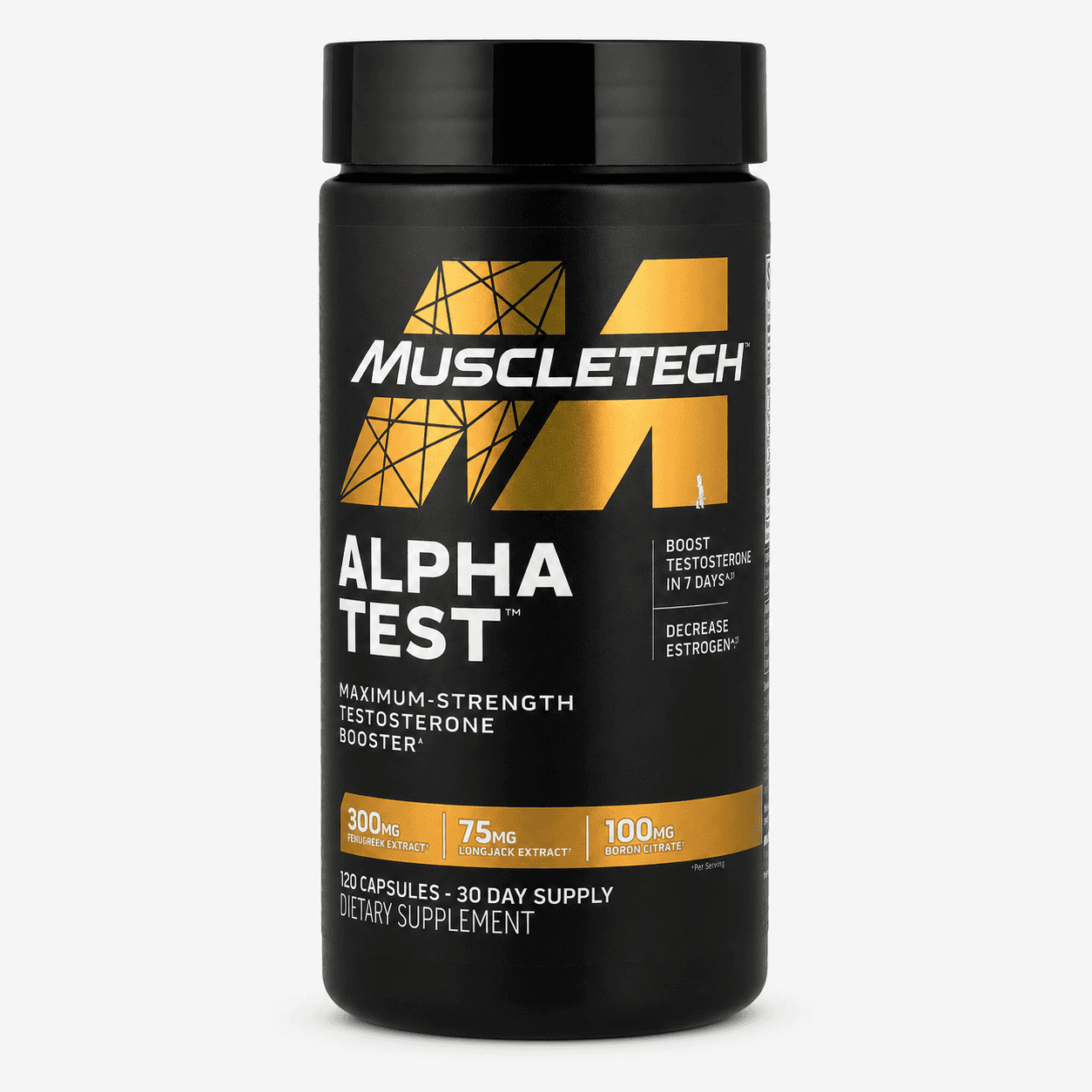 Test Booster Alpha Test de MuscleTech (120 cápsulas)