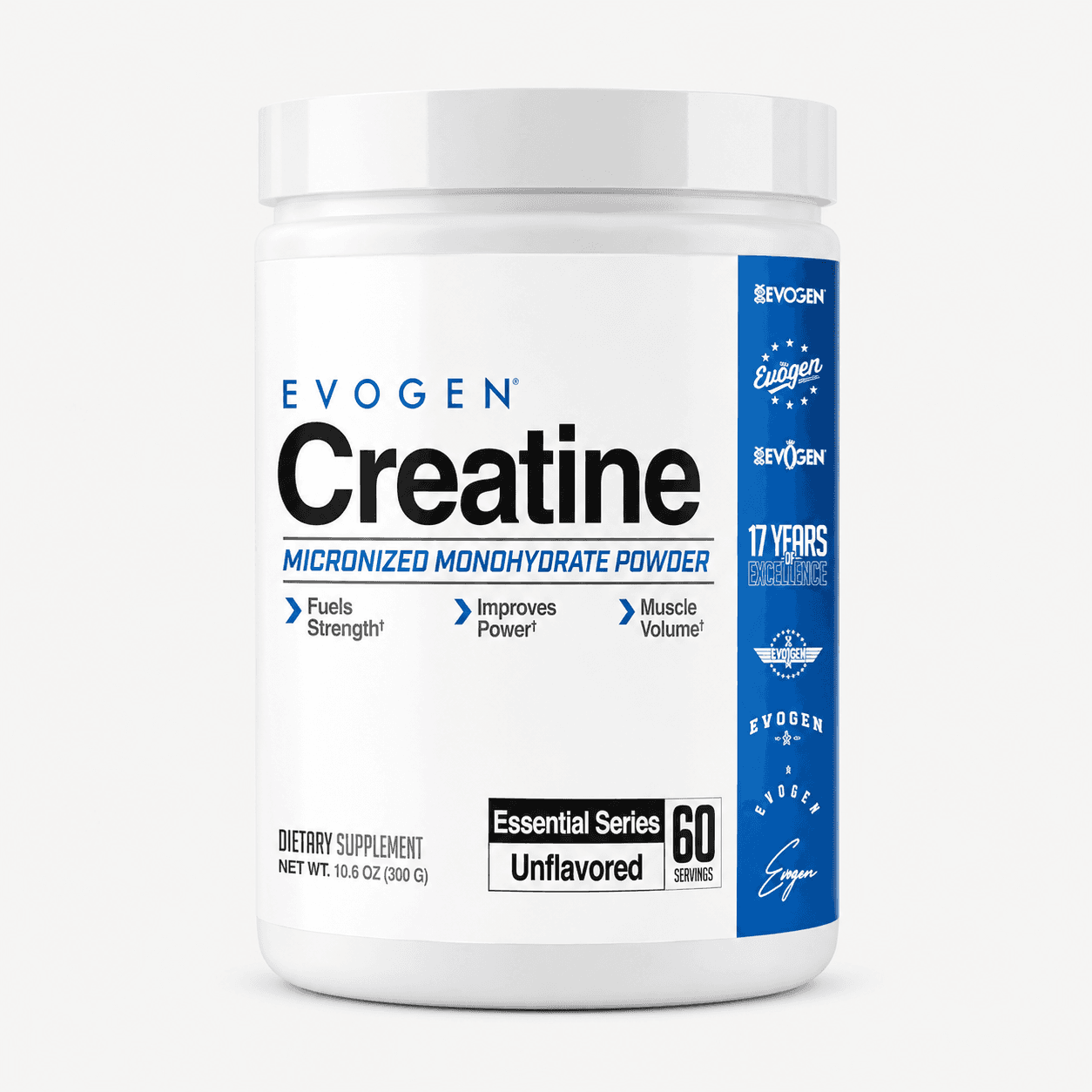 Creatina de Evogen (60 servicios · sin sabor)