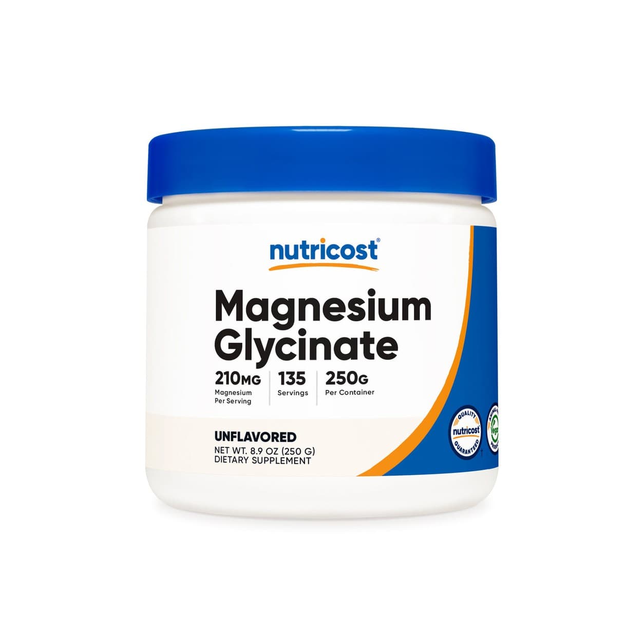 Mineral Magnesio glicinato de Nutricost (250 g)